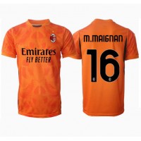 AC Milan Mike Maignan #16 Målvakt Bortatröja 2024-25 Kortärmad